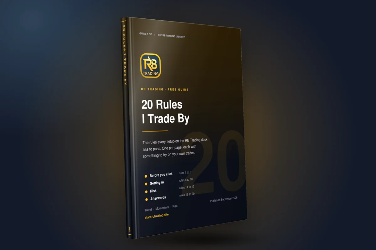 Cover of 20 Rules I Trade By, an RB Trading guide