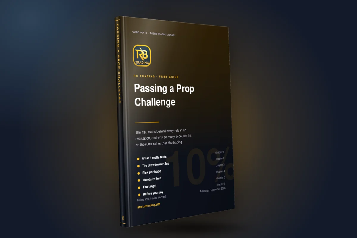 Cover of Passing a Prop Challenge, an RB Trading guide